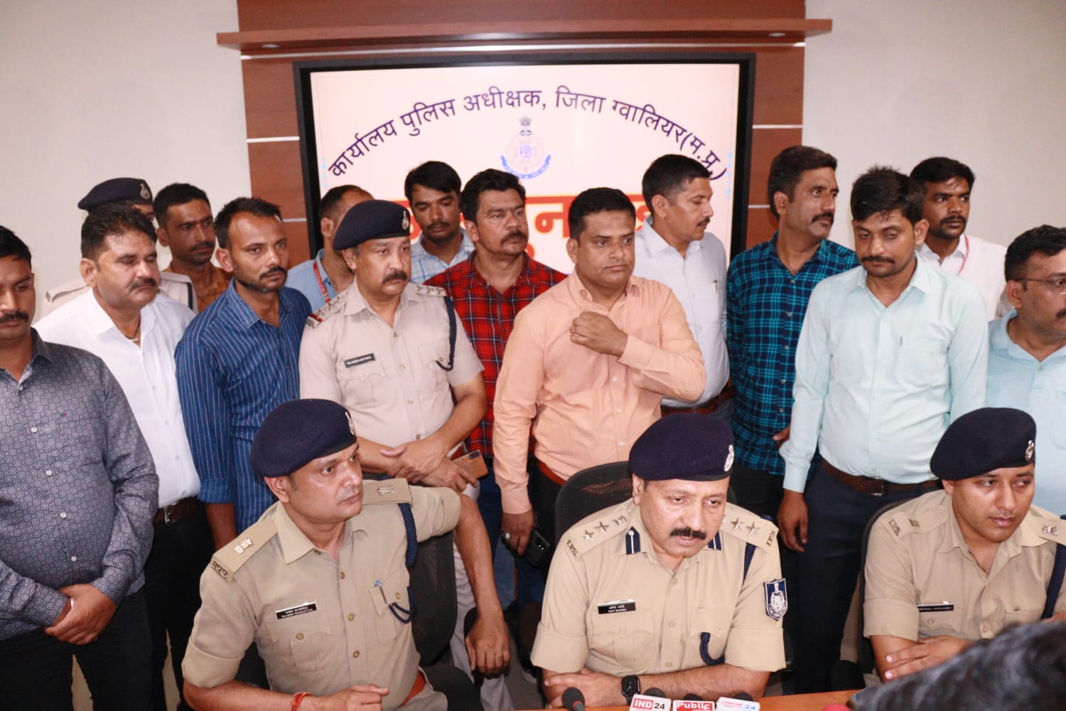 भिंड जिले की डकैती का ग्वालियर पुलिस ने किया खुलासा